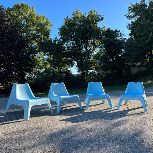 Ensemble de 4 fauteuils d’extérieur Vago, Thomas Sandell pour IKEA, 2000