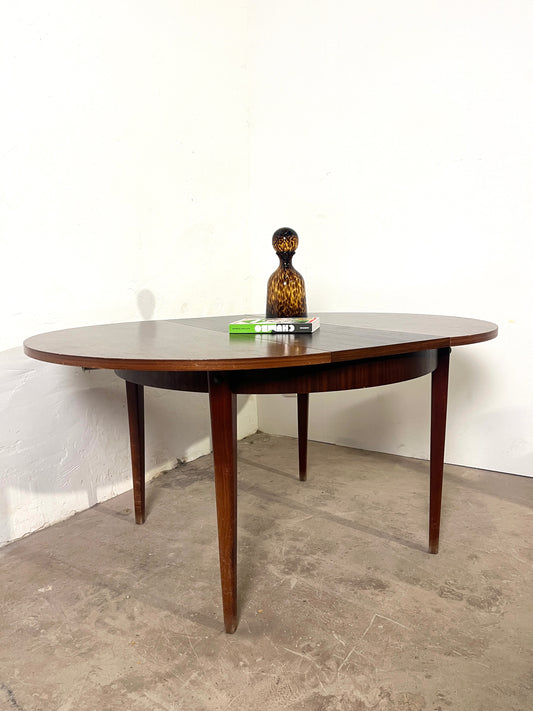 Table ronde extensible vintage Mid-Century 1960