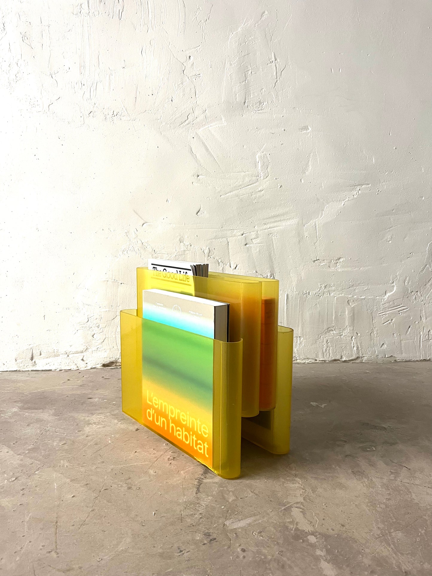 Porte-revues vintage Kartell par Giotto Stoppino, 1972