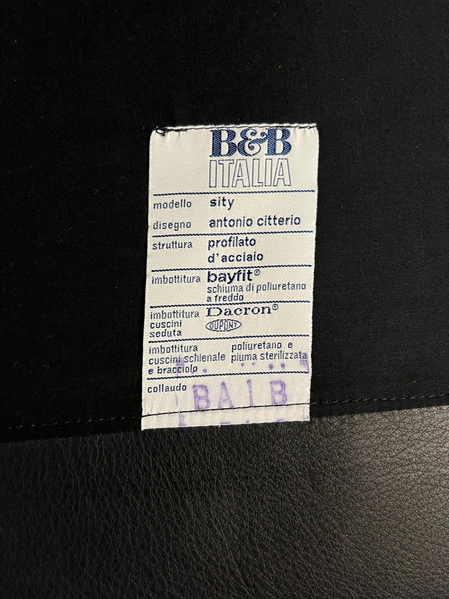 Canapé Sity par Antonio Citterio pour B&B Italia, 1980