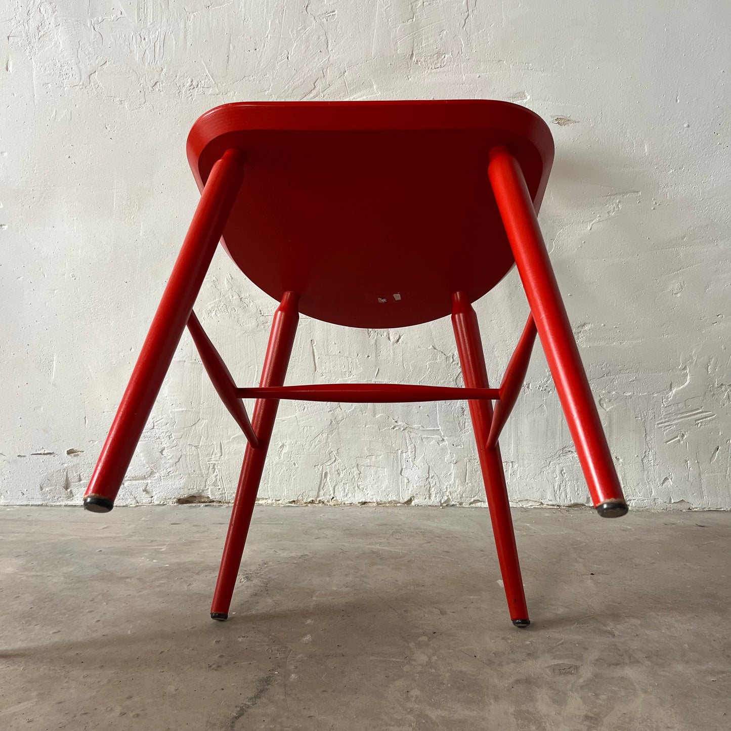 Quatre Chaises vintage Scandinave Rouge