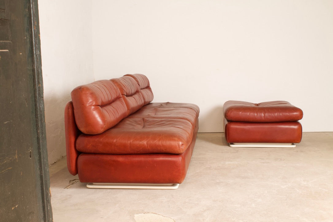 Canapé vintage modulable Kiitos design Ammannati & Vitelli Rossi , 1970