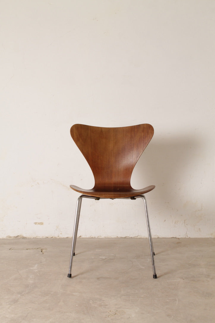 Lot de 5 chaises Série 7, Arne Jacobsen pour Fritz Hansen, 1960–70