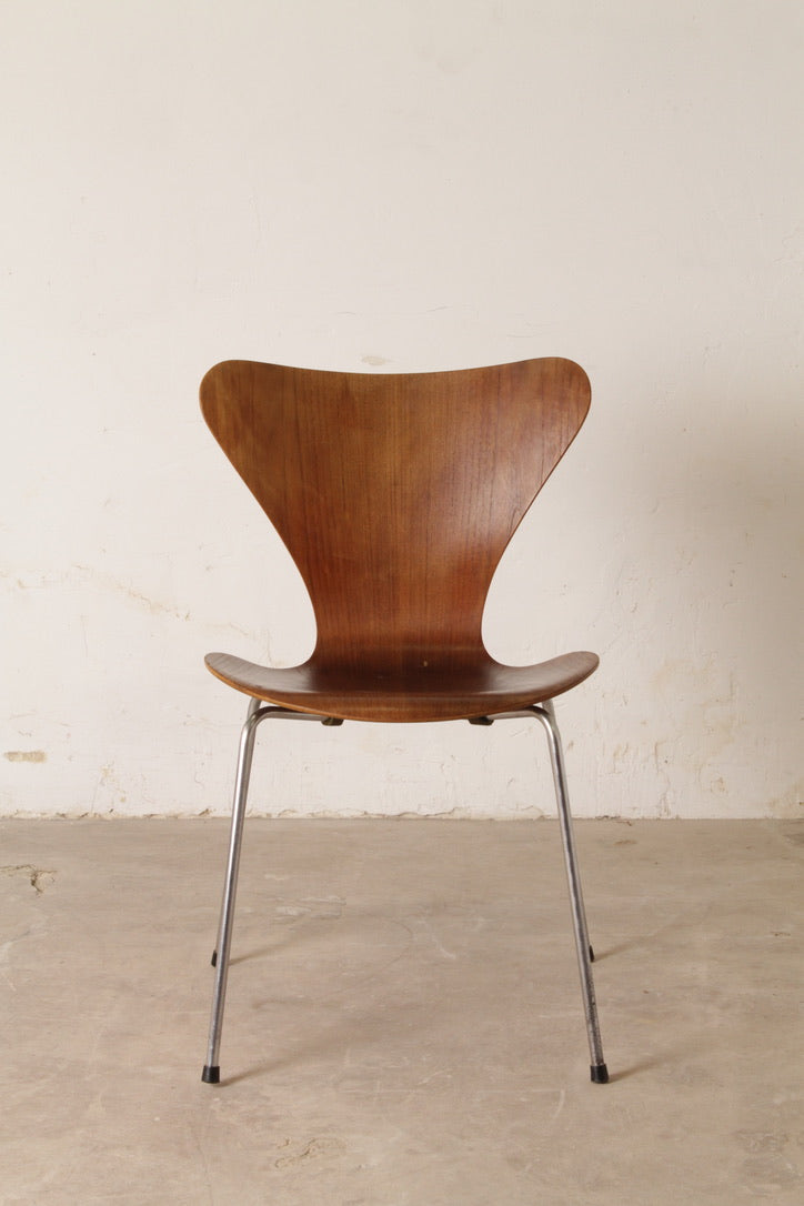 Lot de 5 chaises Série 7, Arne Jacobsen pour Fritz Hansen, 1960–70