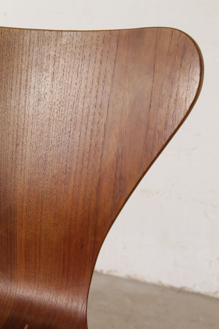 Lot de 5 chaises Série 7, Arne Jacobsen pour Fritz Hansen, 1960–70