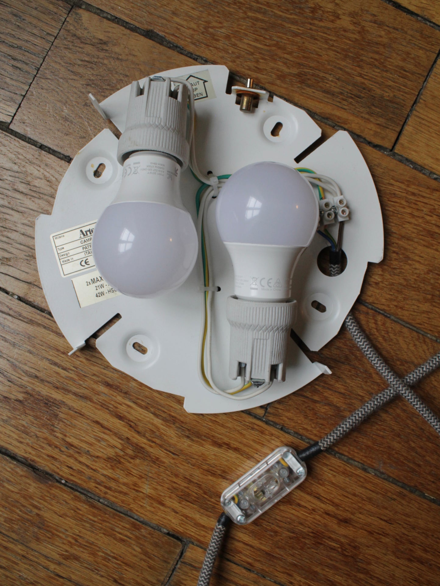 Appliques monumentales "Campanile", design Patrick Jouin pour Artemide, 2000