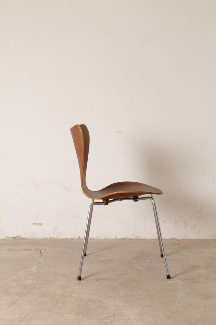Lot de 5 chaises Série 7, Arne Jacobsen pour Fritz Hansen, 1960–70