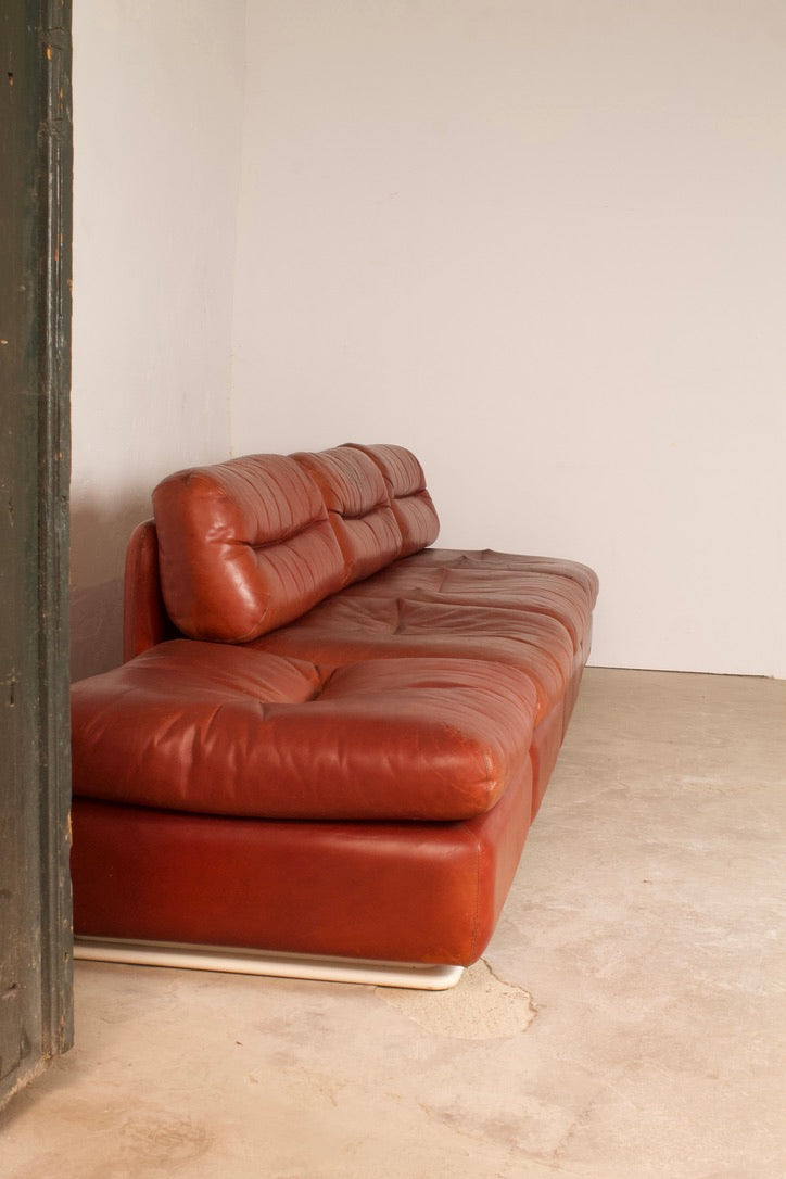 Canapé vintage modulable Kiitos design Ammannati & Vitelli Rossi , 1970