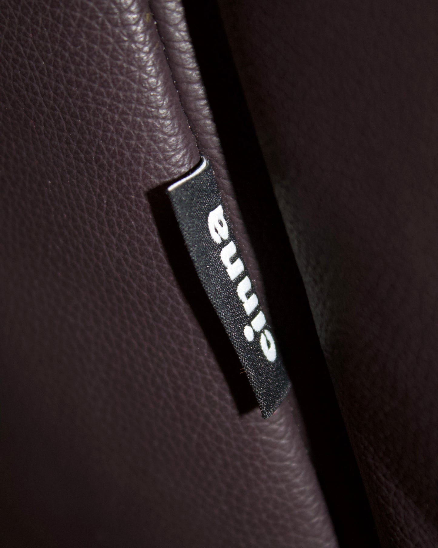 Canapé vintage cuir Smala pour Cinna, designer Pascal Mourgue, 2000