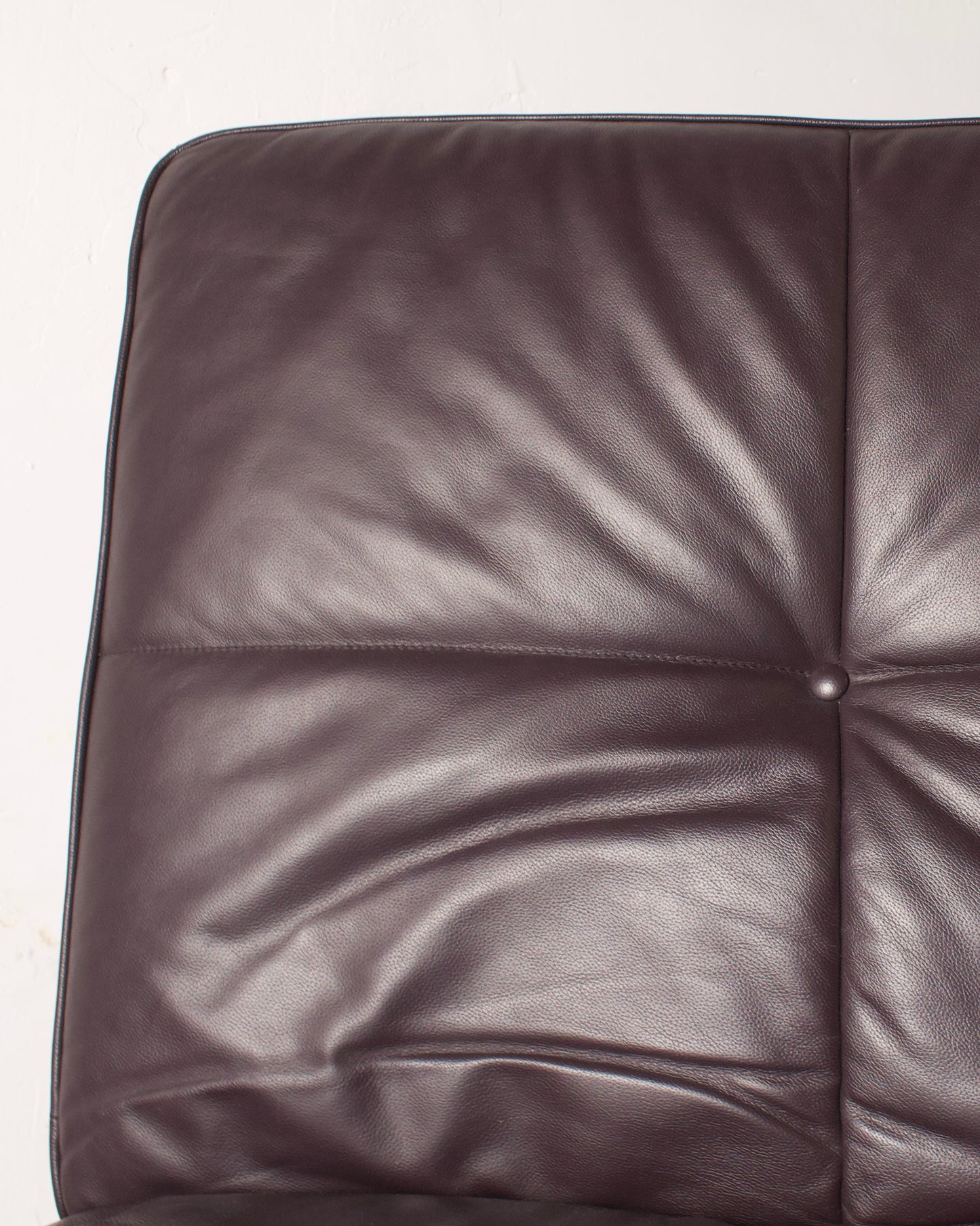 Canapé vintage cuir Smala pour Cinna, designer Pascal Mourgue, 2000