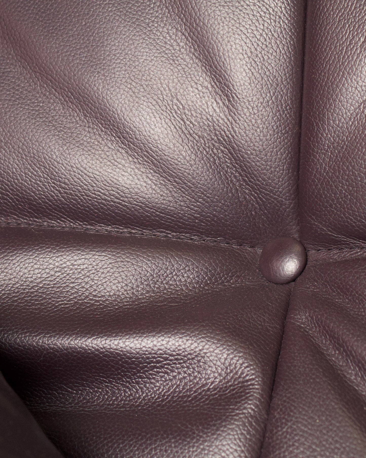 Canapé vintage cuir Smala pour Cinna, designer Pascal Mourgue, 2000