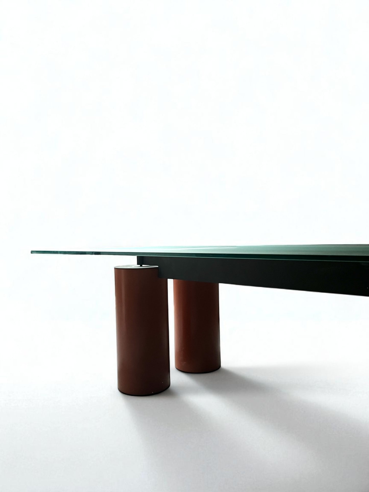 Table de salle à manger Serenissimo, Lella & Massimo Vignelli, David Law pour Acerbis, 1980