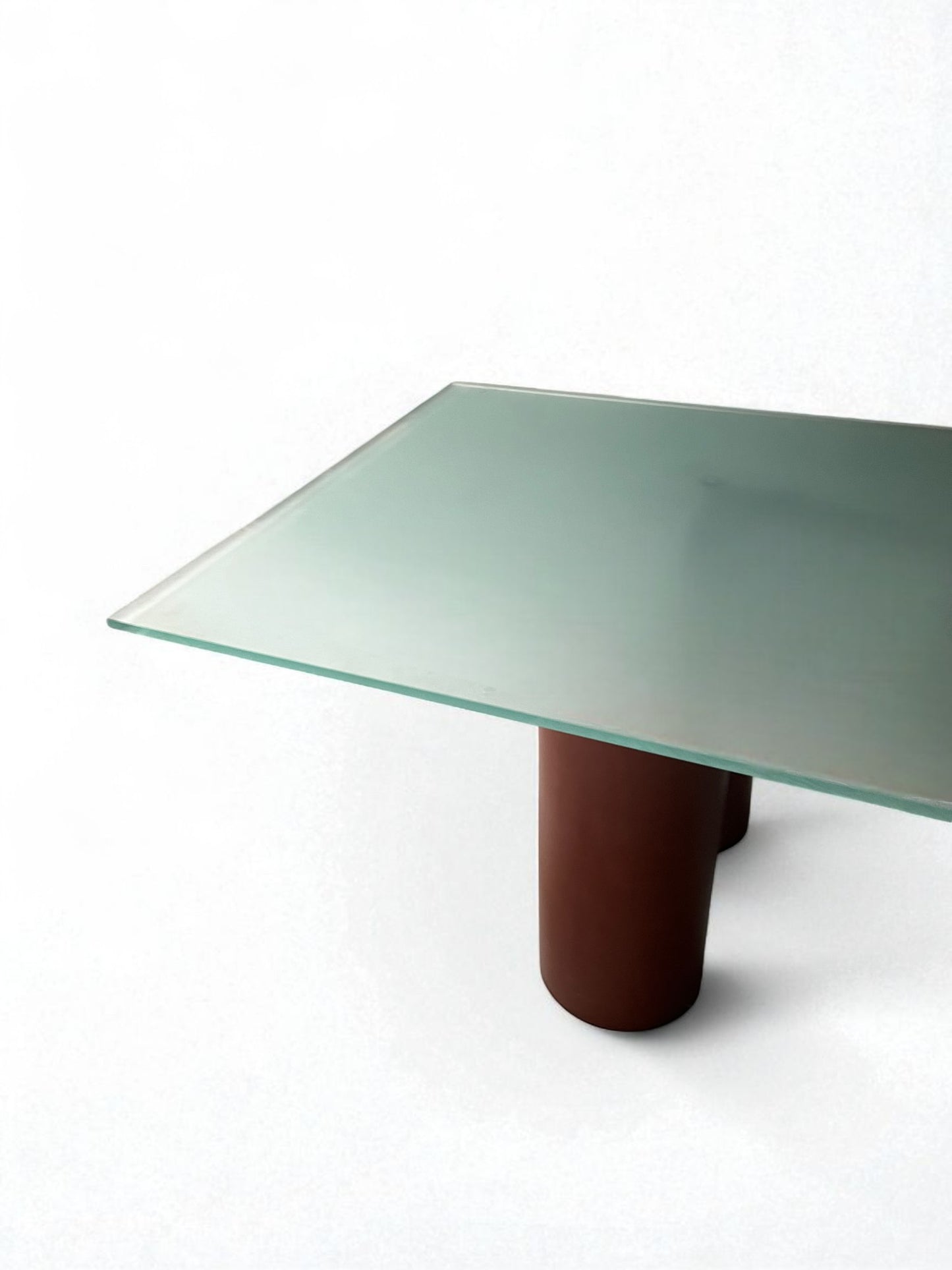 Table de salle à manger Serenissimo, Lella & Massimo Vignelli, David Law pour Acerbis, 1980