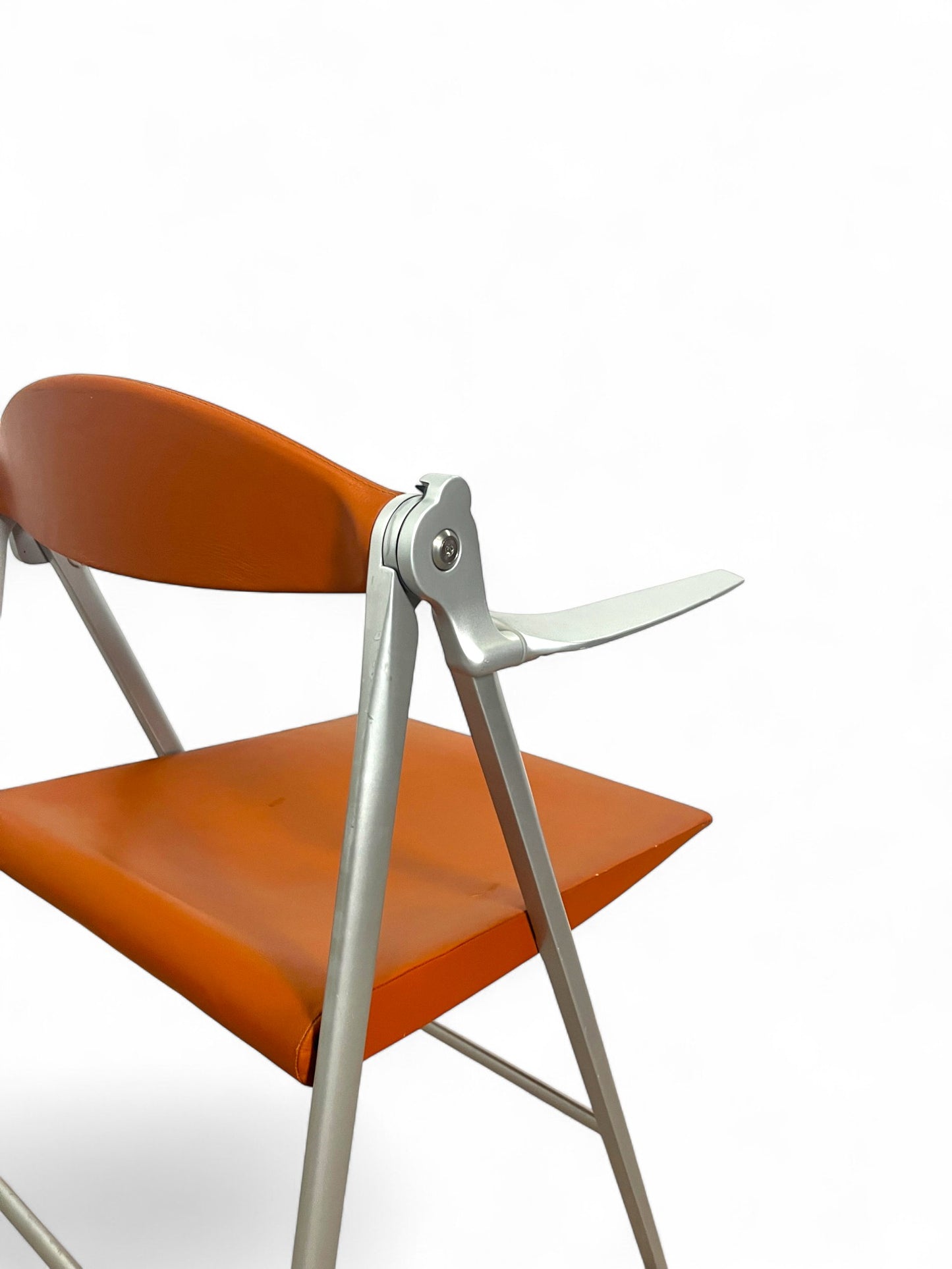 Lot de six chaises pliantes Donald, Studio Cerri & Associati, Poltrona Frau