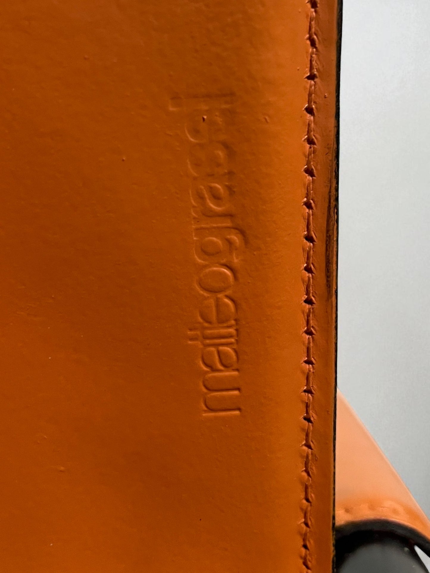 Set de 6 fauteuils cantilever en cuir par Matteo Grassi, modèle MG15, années 1970