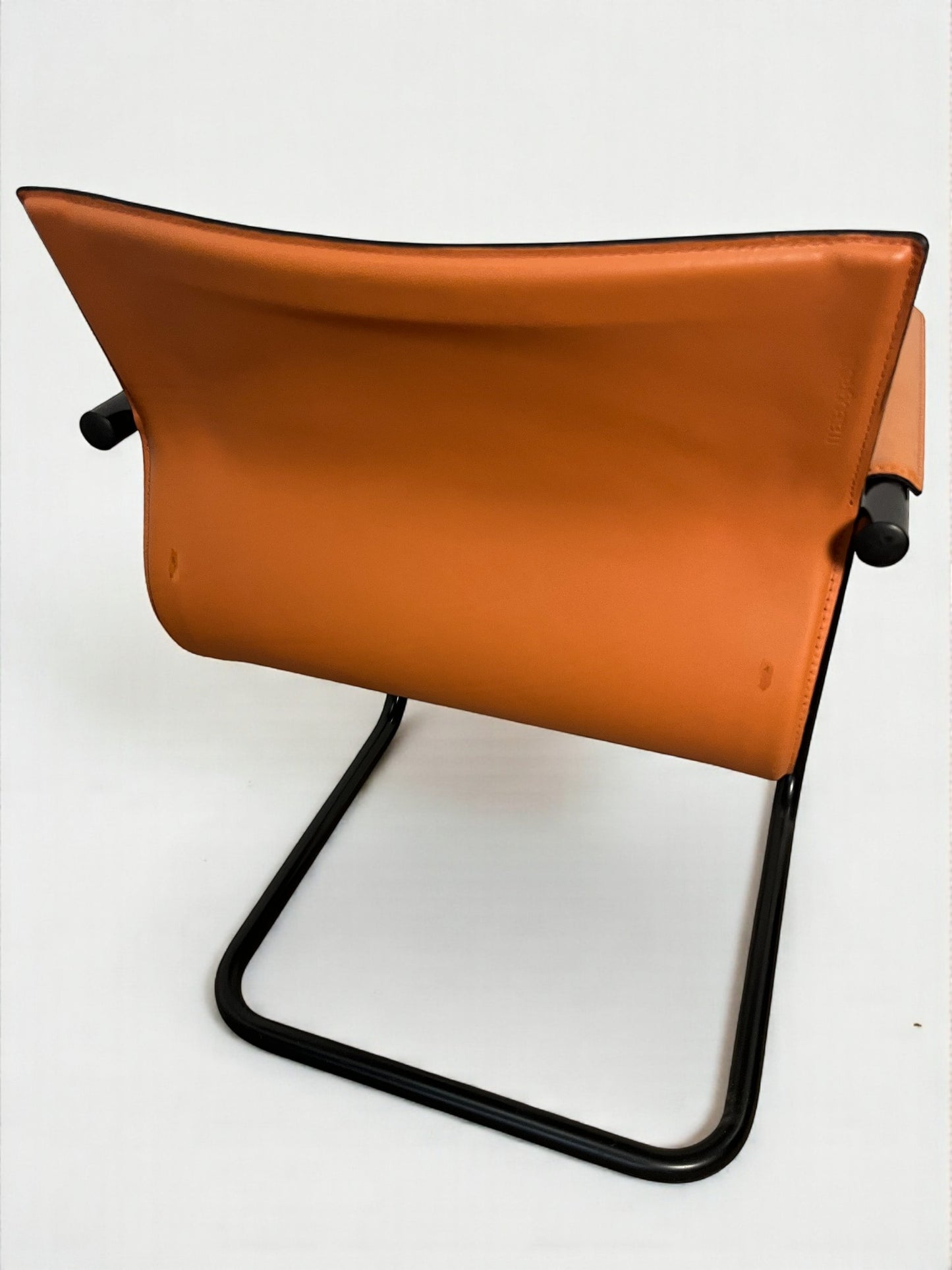 Set de 6 fauteuils cantilever en cuir par Matteo Grassi, modèle MG15, années 1970