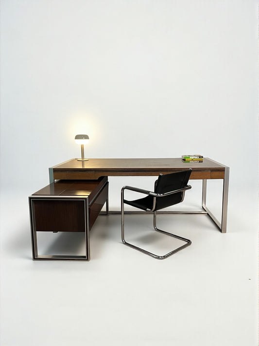 Set bureau ministre + secrétaire, Claude Gaillard pour Ligne Roset, 1970
