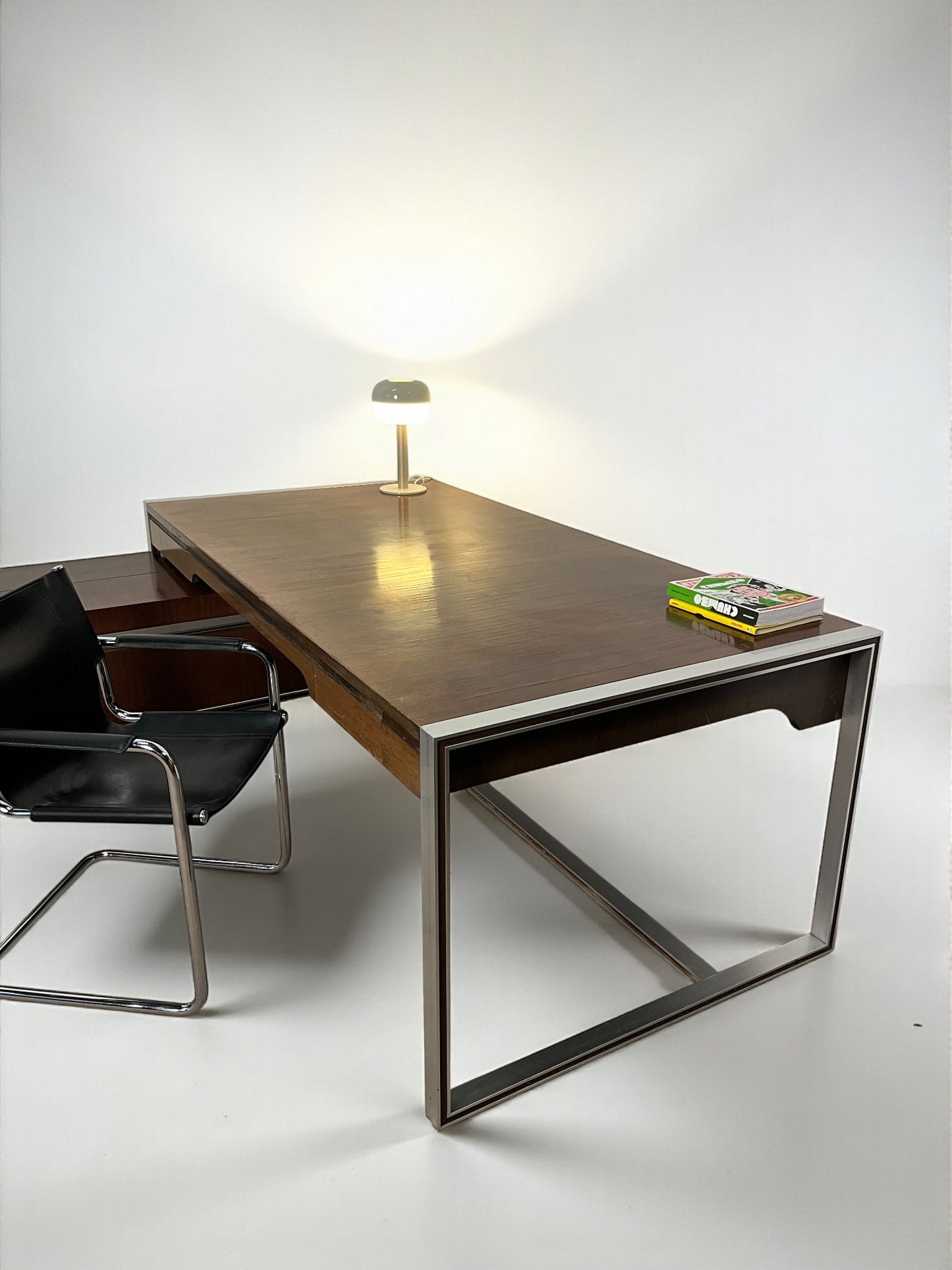 Set bureau ministre + secrétaire, Claude Gaillard pour Ligne Roset, 1970