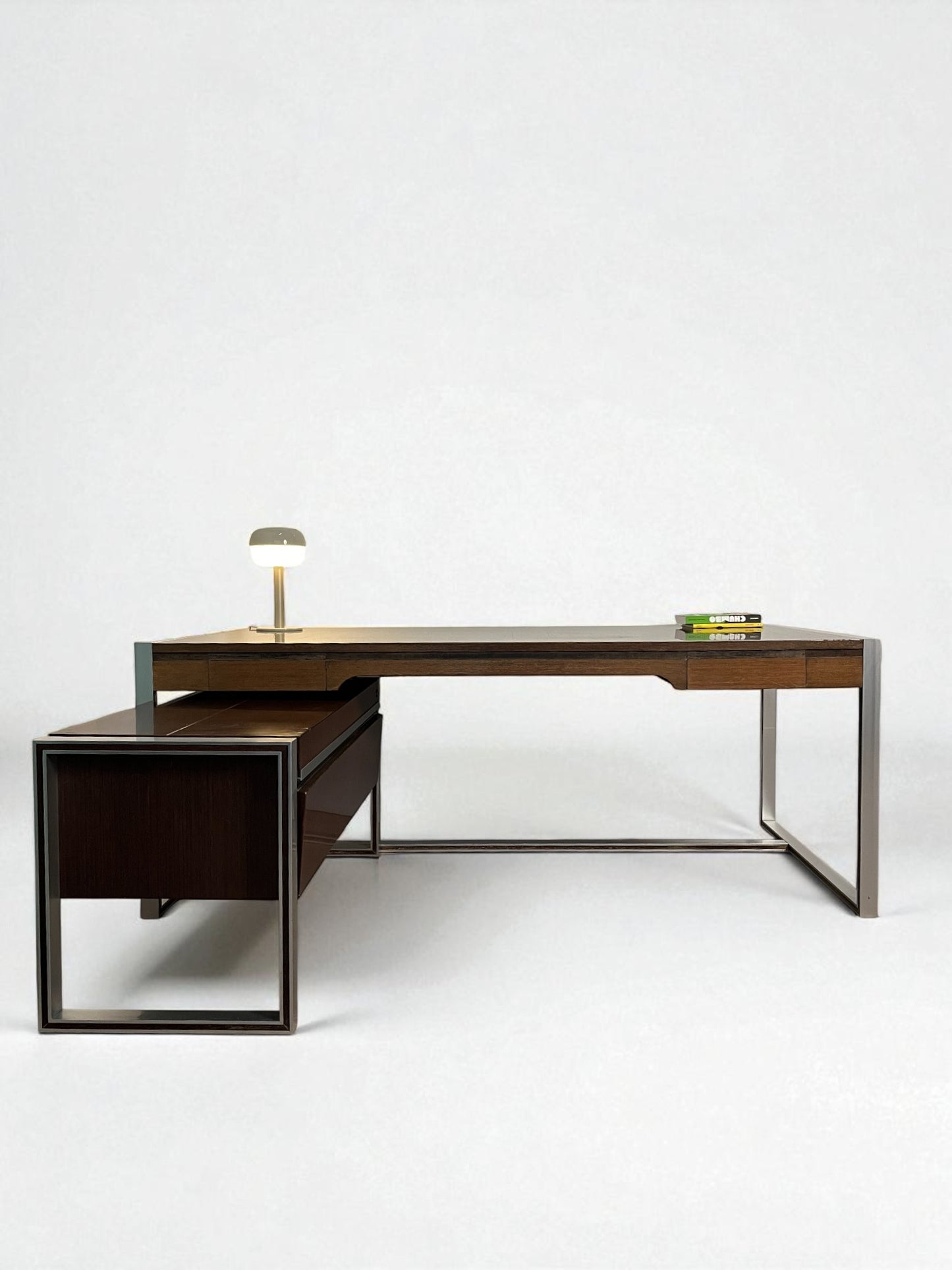 Set bureau ministre + secrétaire, Claude Gaillard pour Ligne Roset, 1970