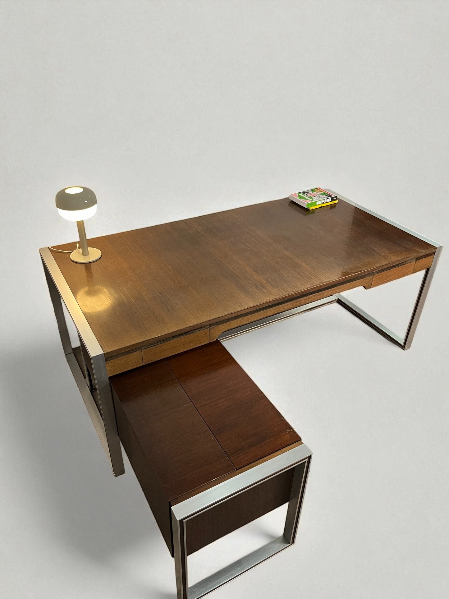 Set bureau ministre + secrétaire, Claude Gaillard pour Ligne Roset, 1970