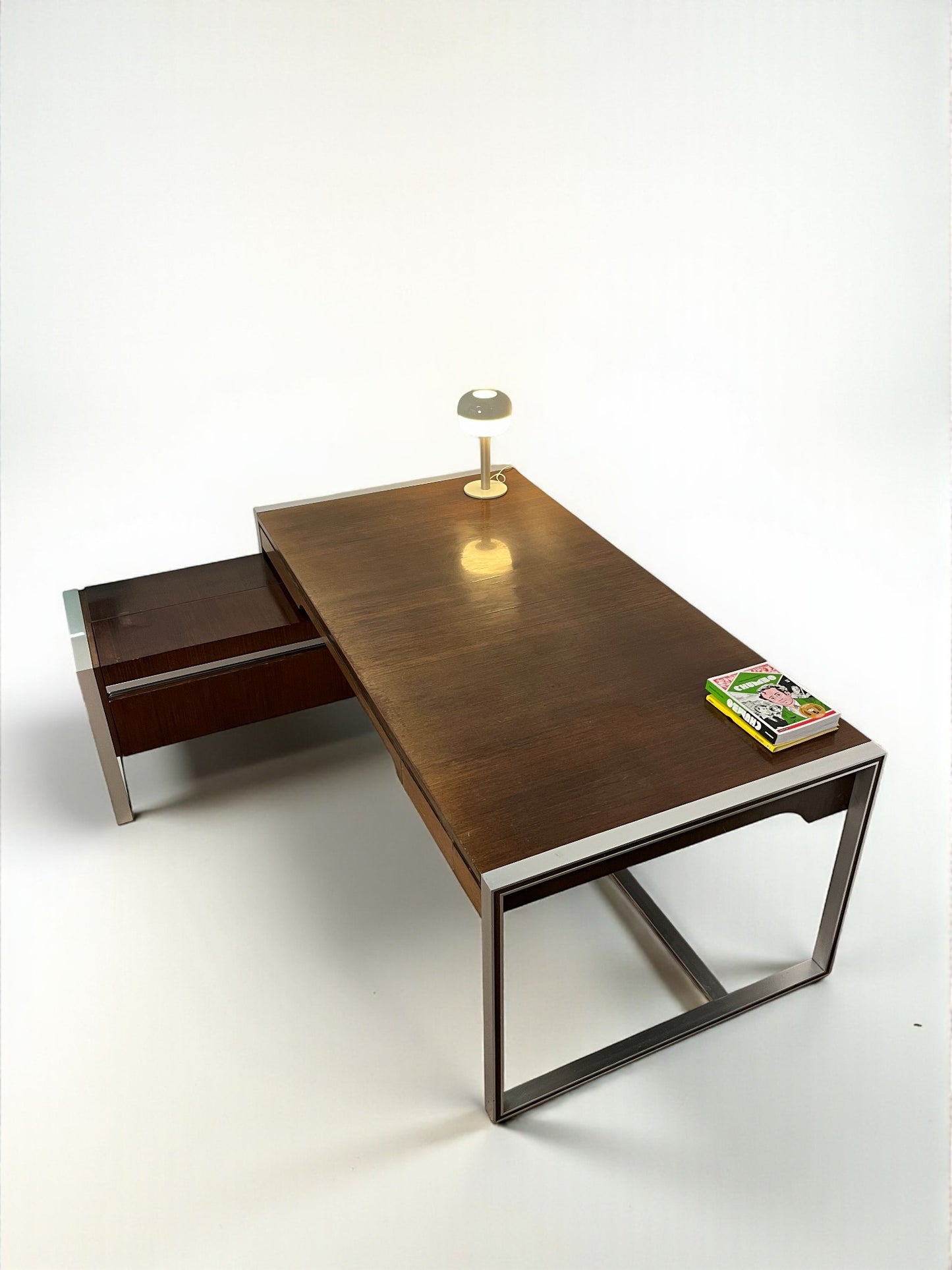 Set bureau ministre + secrétaire, Claude Gaillard pour Ligne Roset, 1970